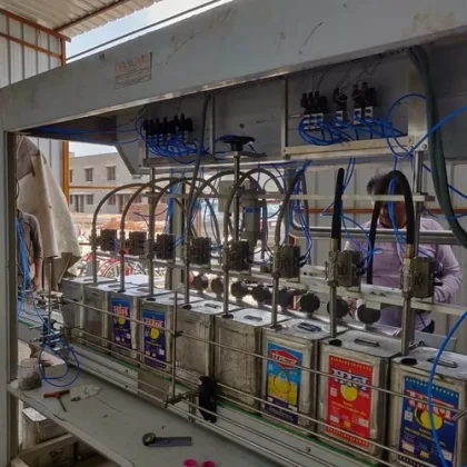 Edible Oil Tin Top Packaging Machine